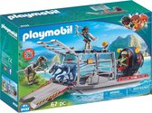 PLAYMOBIL Dinos Luchtkussenboot met dinokooi -9433