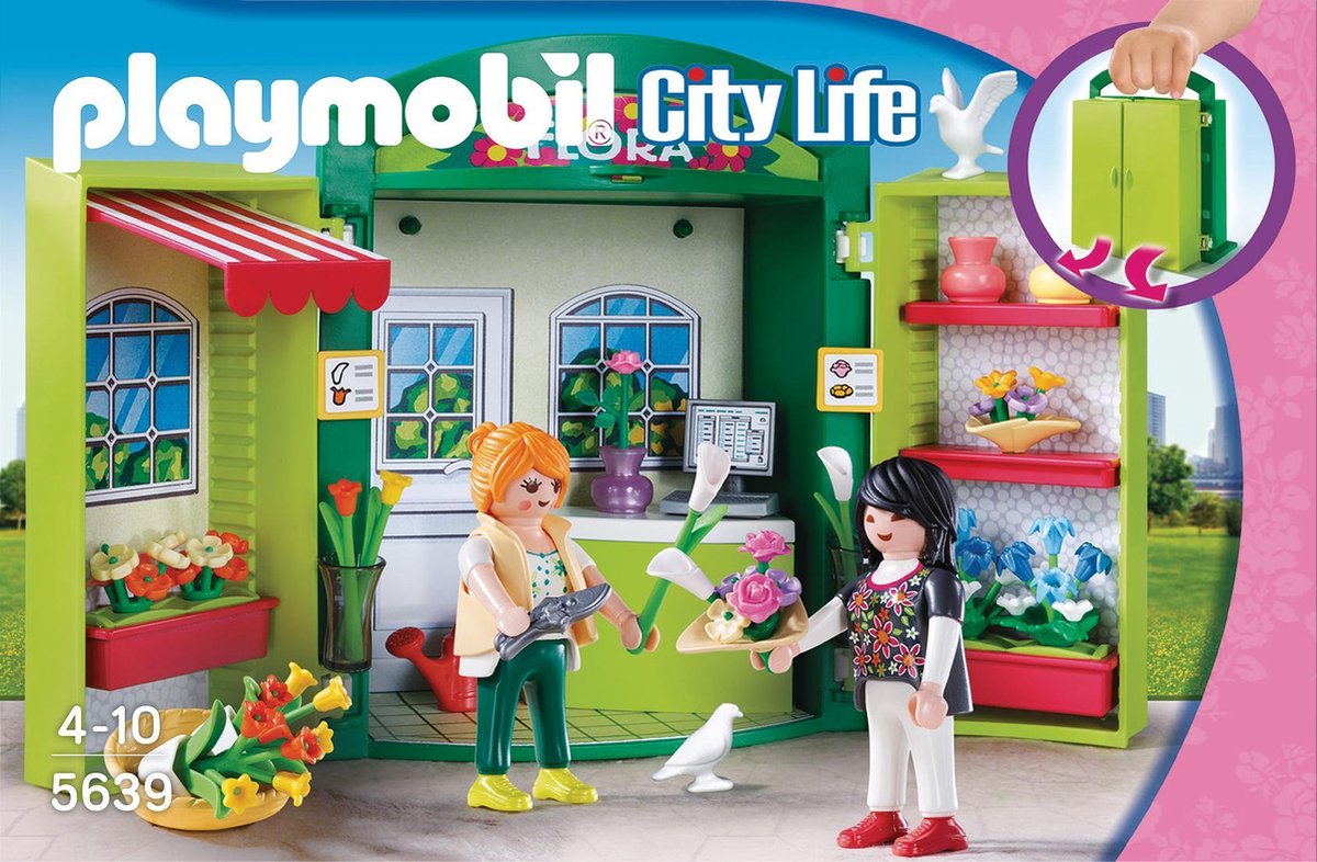 PLAYMOBIL City Life Speelbox Bloemenwinkel - 5639 | bol.com