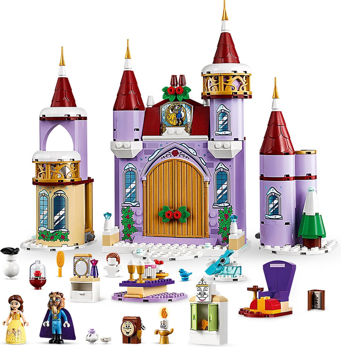 LEGO Disney Princess Belle's kasteel winterfeest 43180 — afbeelding 3
