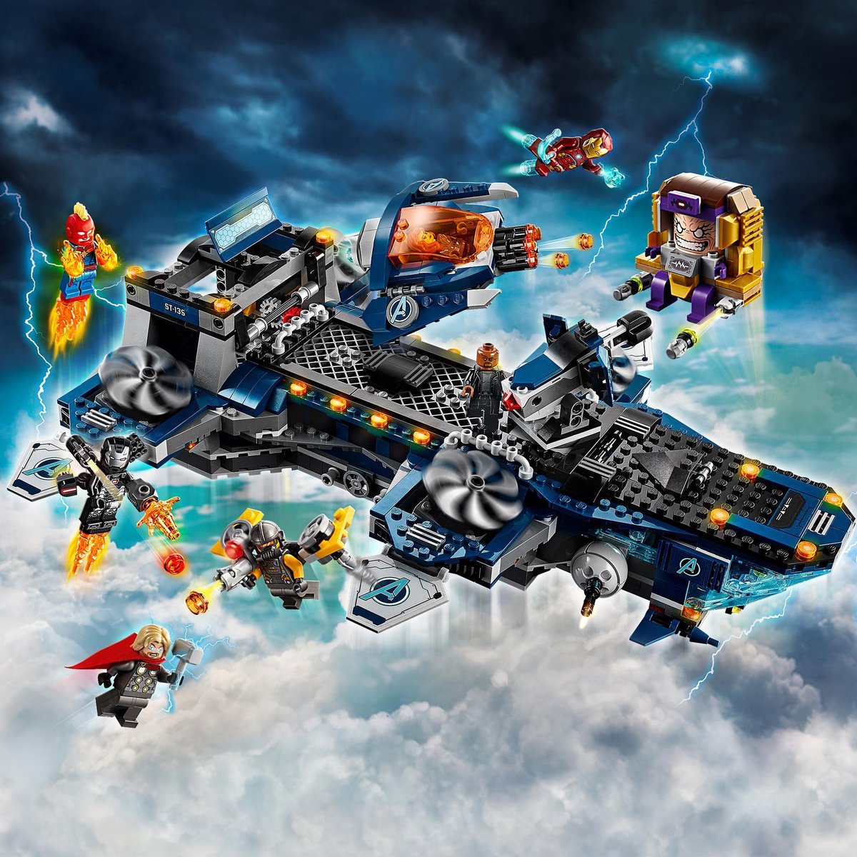 LEGO Marvel Avengers Avengers Helicarrier 76153 — afbeelding 12
