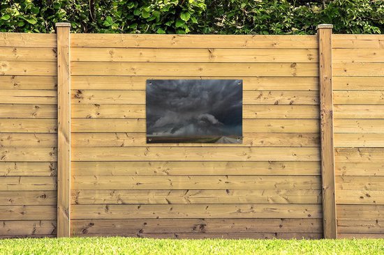 Posters de jardin extérieur Tornado chase Texas - 90x60 cm - Toile jardin