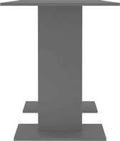 vidaXL Eettafel 110x60x75 cm spaanplaat zwart