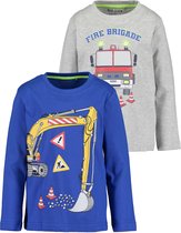 Blue Seven Jongens 2 Pack Shirt - Maat 110