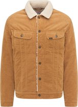 Lee Sherpa Heren Corduroy Jacket TOBACCO BROWN - Maat XL