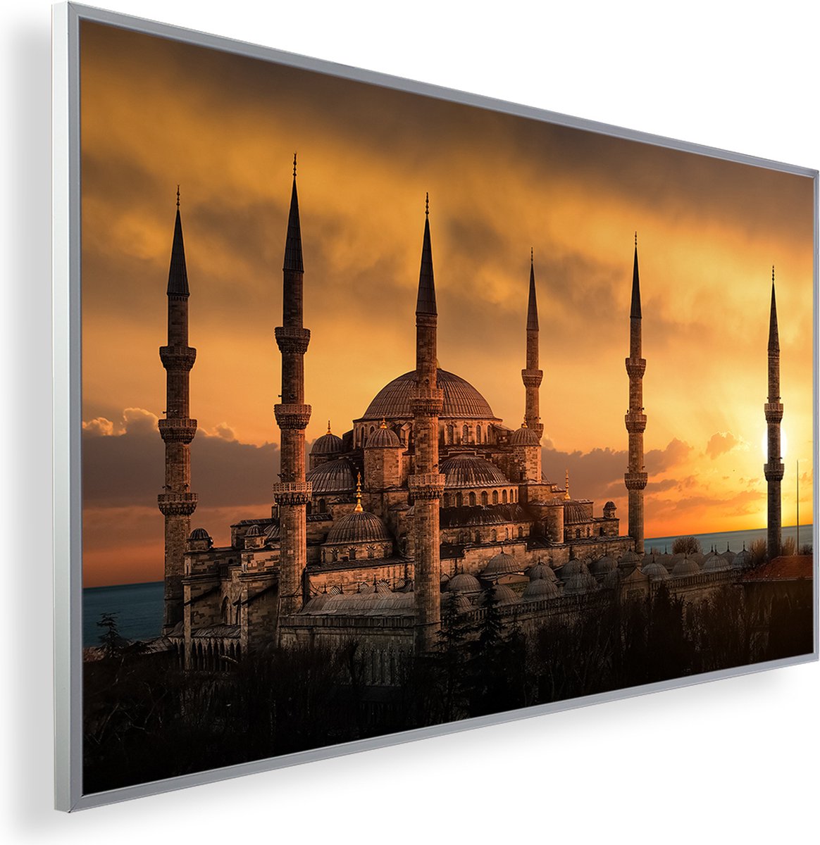 Infrarood Verwarmingspaneel 300W met fotomotief en Smart Thermostaat (5 jaar Garantie) - Tempel in Bangladesh 122