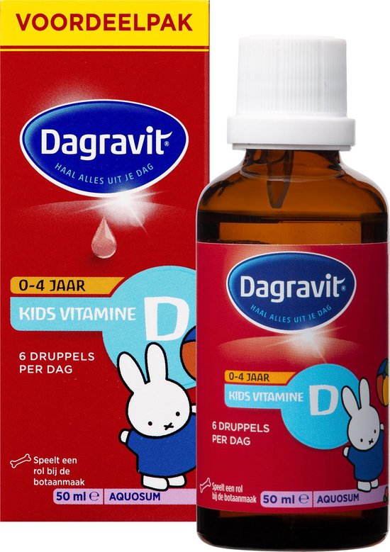 Kids Vitamine D Voordeelverpakking - Nijntje - Vitaminen ml | bol.com