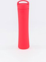 Mastrad - knoflookpers - knoflookpeller - bewaartube - rood - siliconen - 15cm