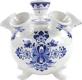 Tulpenvaas - 17 cm - Royal Delft - Delfts blauw - cadeau voor haar - relatiegeschenk - cadeau voor vrouw - cadeau moeder - Moederdag cadeau – cadeau voor mama