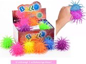 Fluffy Bal met licht - 12 cm - Pufferbal - Met stekeltjes - Fidget Toy - 1 exemplaar