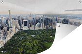 Muurdecoratie New York - Central Park - Natuur - 180x120 cm - Tuinposter - Tuindoek - Buitenposter