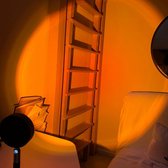 Golden Hour Lamp - Projector - Led Sunset Lamp - Zonsondergang - Unieke sfeer - Led lampen - Oranje