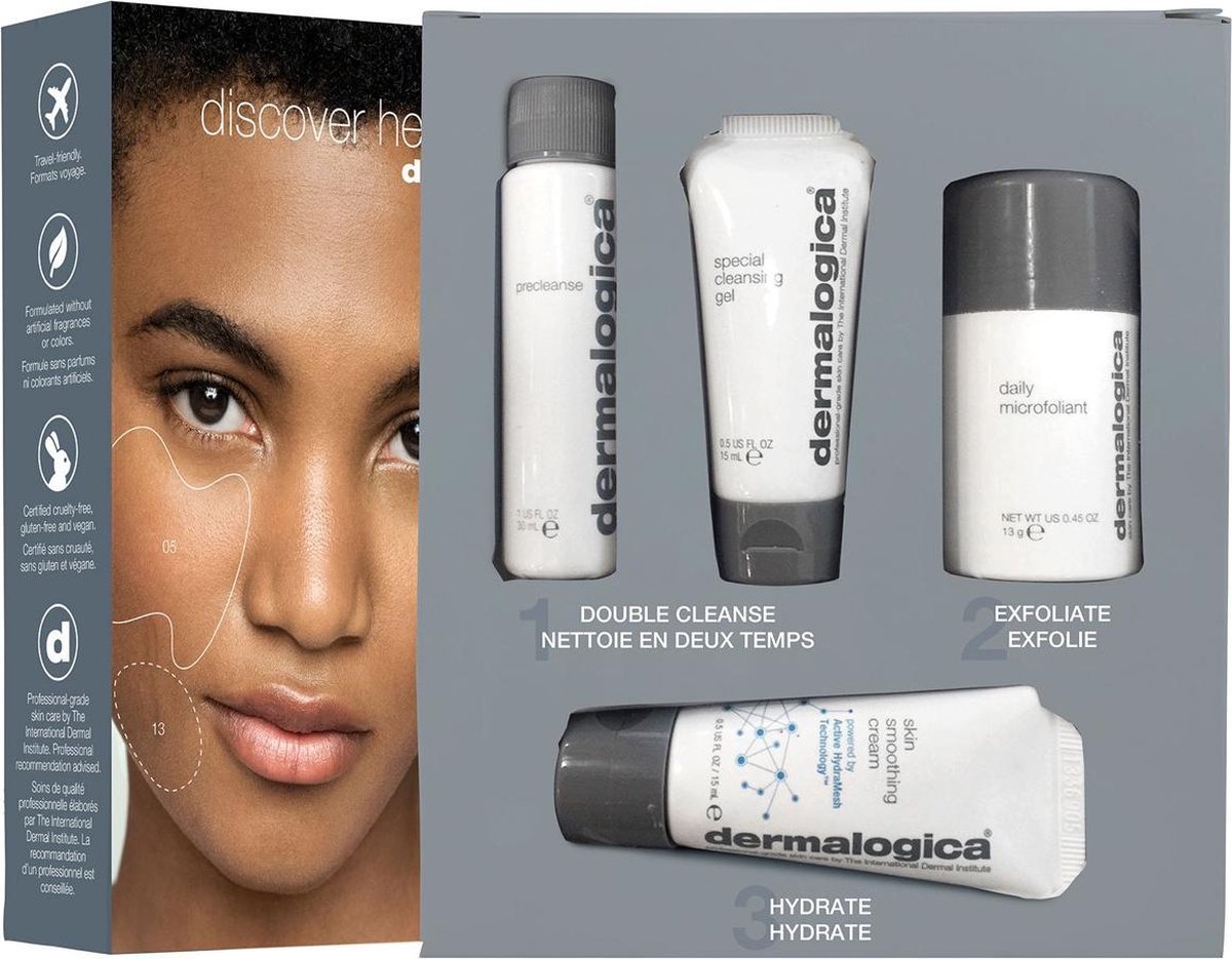 Goedkoopste Dermalogica Discover Healty Skin Geschenkset - 4 stuks