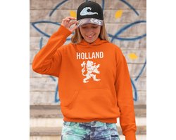 Oranje EK WK Koningsdag Hoodie Holland (MAAT M - UNISEKS FIT) | Oranje kleding / truien | WK Feestkleding