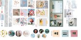 Thuis Gevoel Stickers Pocket Tapes | Leuke Stickers | Huiselijk Gevoel Stickers | Herbruikbaar Etuitje | Herbruikbare Etui Tasje | Mooie Stickers | Huiselijke Sferen | Bullet Journ
