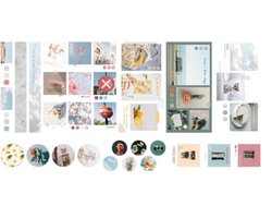Thuis Gevoel Stickers Pocket Tapes | Leuke Stickers | Huiselijk Gevoel Stickers | Herbruikbaar Etuitje | Herbruikbare Etui Tasje | Mooie Stickers | Huiselijke Sferen | Bullet Journal | Journalling | Plakboeken | Versieren | Verschillende Stickers