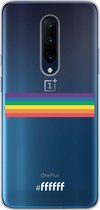 6F hoesje - geschikt voor OnePlus 7 Pro -  Transparant TPU Case - #LGBT - Horizontal #ffffff