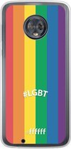 6F hoesje - geschikt voor Motorola Moto G6 -  Transparant TPU Case - #LGBT - #LGBT #ffffff