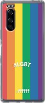 Sony Xperia 5 II Hoesje Transparant TPU Case - #LGBT - #LGBT #ffffff