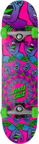 Santa Cruz Mandala Hand Mini Skateboard 7.75 Pink