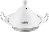 Teffo Tajine - Ø 30 cm - Graniet - geschikt voor alle kookplaten, inclusief inductie - Wit