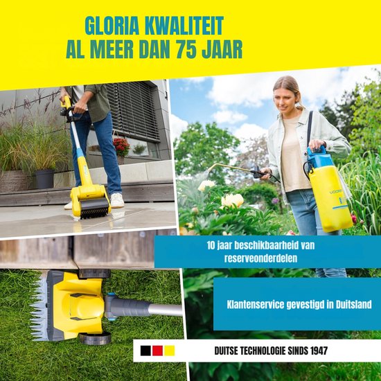 DnA® Onkruidborstel Electrisch - Onkruidborstel - Bosmaaier - Geel - 118cm x 24cm x 14cm van Merkloos	 — afbeelding 3