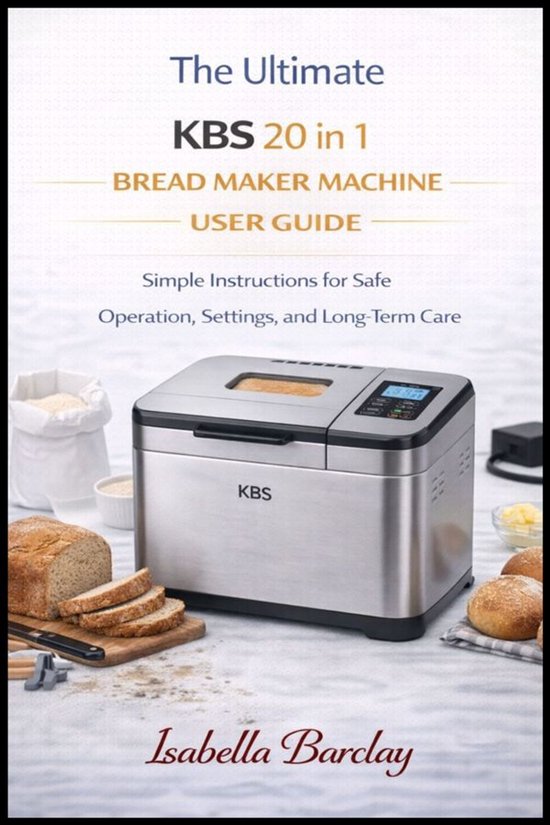 The ultimate KBS 20 in 1 bread maker machine USER GUIDE - cover