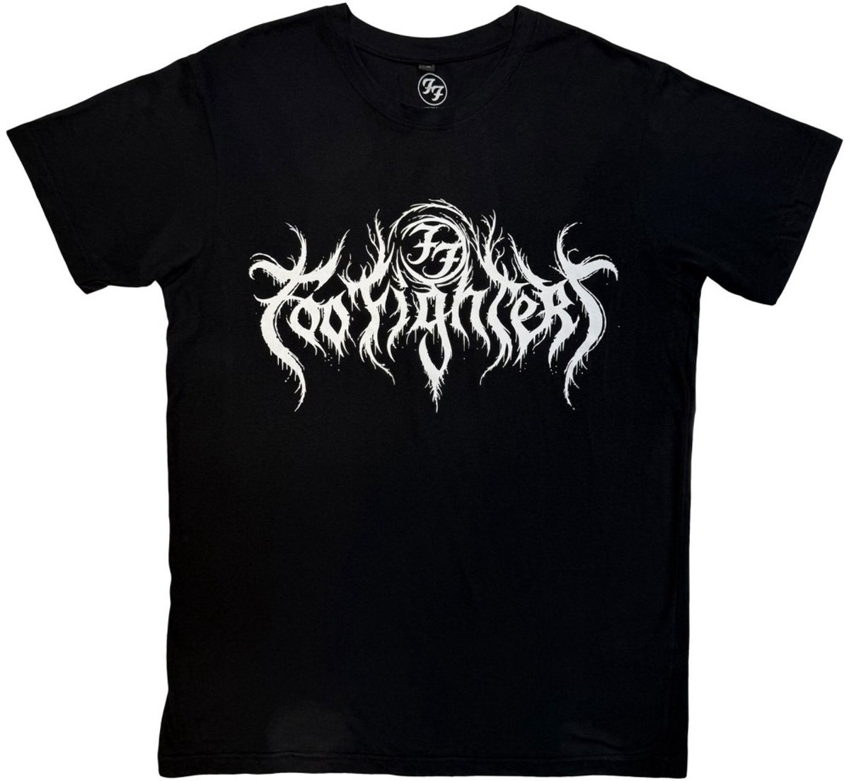 Foo Fighters - Metal Logo Heren Tshirt - 2XL - Zwart