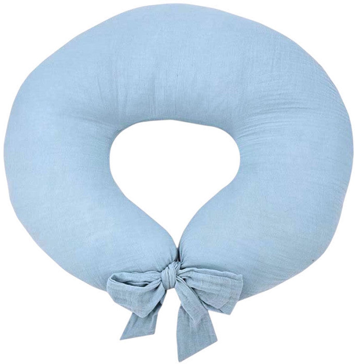 Muslin feeding croissant BLUE