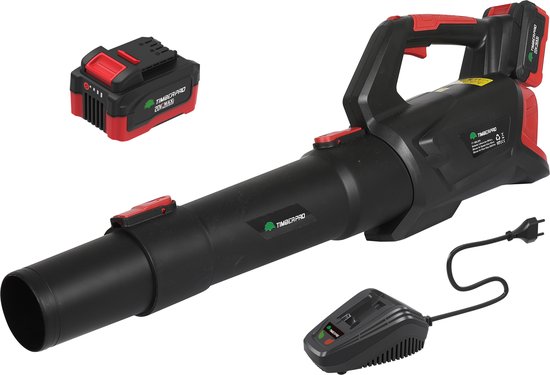 TIMBERPRO - Bladblazer op batterij 20V (incl. 2A batterij en lader), compatibel met batterijen Makita, Dewalt, Milwaukee van TimberPro — afbeelding 2