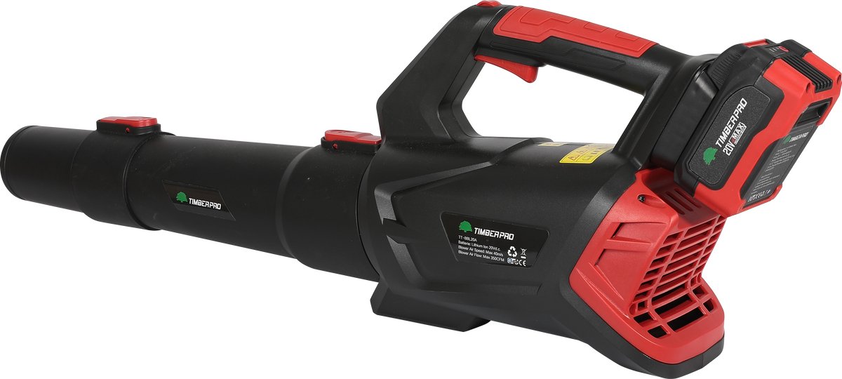 TIMBERPRO - Bladblazer op batterij 20V (incl. 2A batterij en lader), compatibel met batterijen Makita, Dewalt, Milwaukee – foto 4