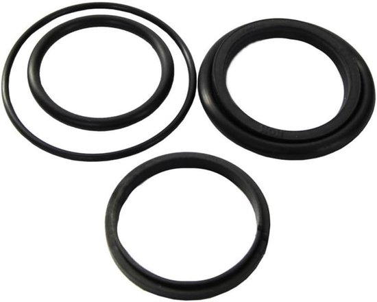 Demper Service Kit - Luchtbus Onderhoud - Fietsreparatie - Rubberen Afdichtingen - 3x3x0.8 cm - Zwart — afbeelding 2