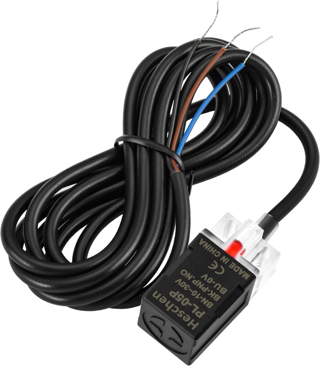 Vierkante Inductieve Nabijheidssensor Detector 5mm Schakelafstand PNP NO