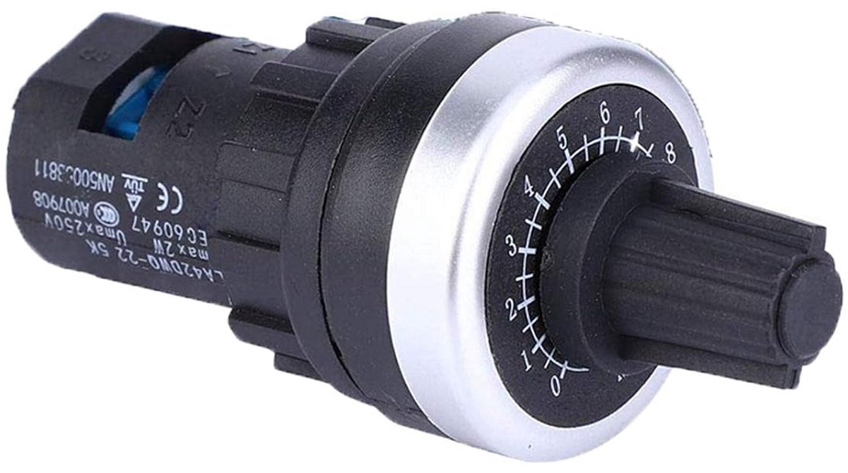 Draaipotentiometer Paneelmontage 1K Ohm voor Snelheidsregeling