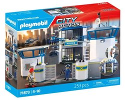 PLAYMOBIL Action Heroes - Politiecommandocentrum - Politiestuk speelgoed - Met speelfiguren & accessoires - 71873