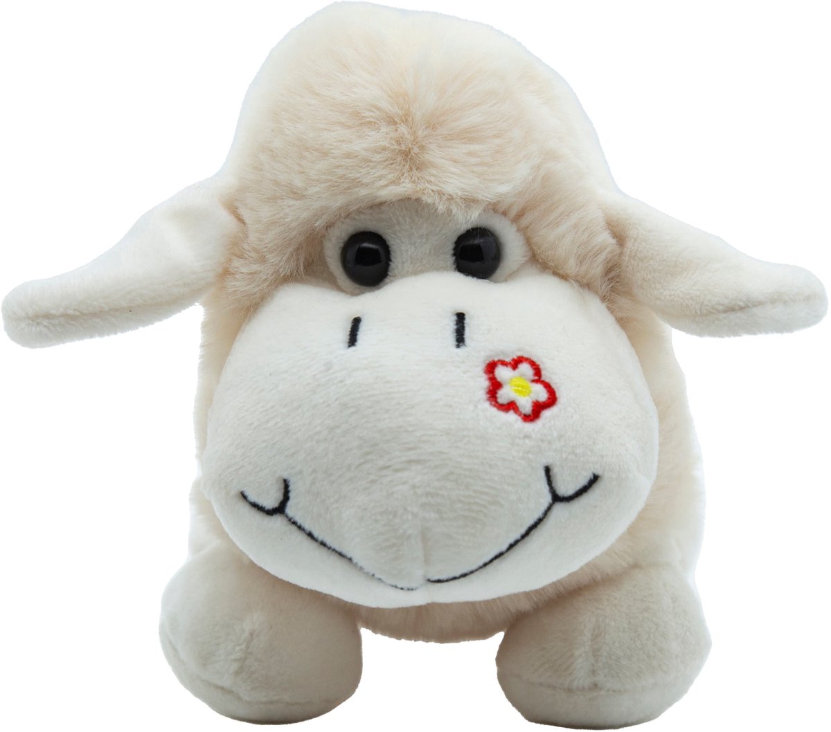 Cute since 1999 - Knuffel Lammetje - Staande Beige Lammetje speelgoed - Baby knuffel - 18cm