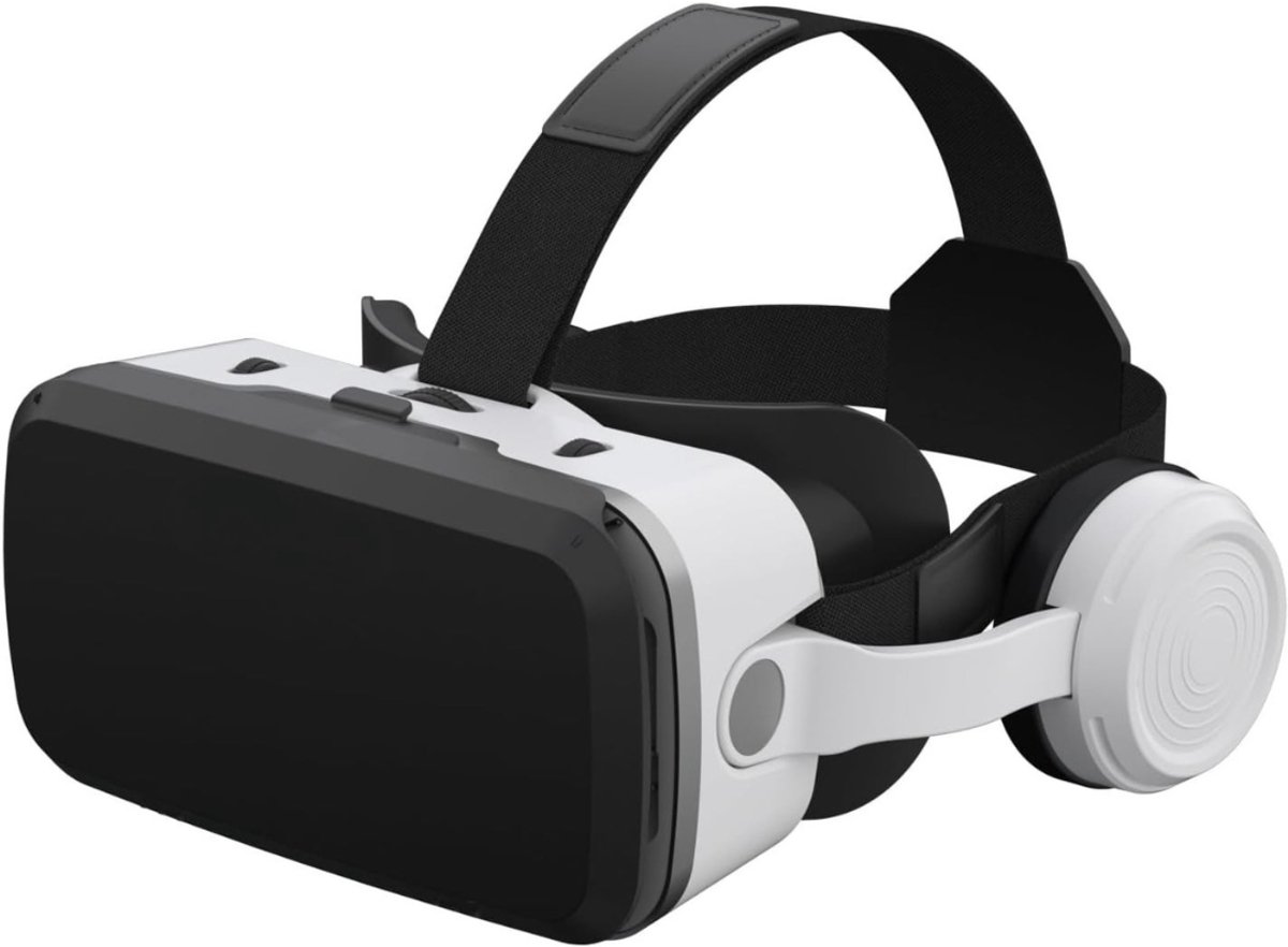 Zyrex® VR Bril met controllers - VR Bril - VR-brillen - Wit - 24cm x 22cm x 12cm