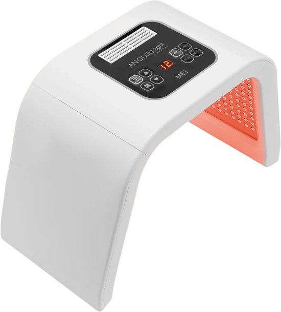 Rolu Rood Licht Therapie – Red Light Therapy – Led Gezichtsmasker – 7 Kleuren Masker – 287 LED Lampen – Huidverjonging
