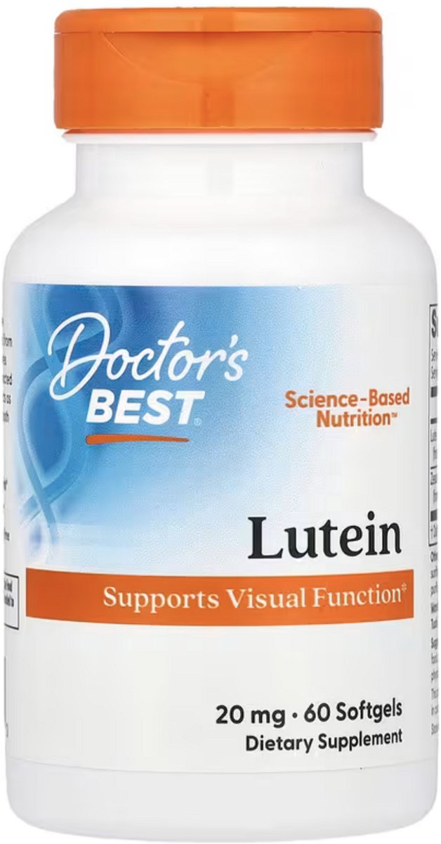 Lutein with FloraGlo Lutein 20 mg (60 Softgels) - Doctor's Best