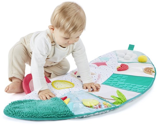 Sophie de Giraf Sensory Awakening Mat - Baby Speelmat met >16 Verschillende Texturen - Stimuleert Zintuigen, Tastzin en Motoriek - Veilig, Rolbaar en Draagbaar - Geschikt voor Baby’s Vanaf 10 Maanden van Sophie de Giraf. — afbeelding 2