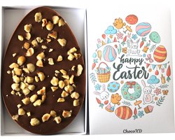 10 stuks Paasei cadeau – Fairtrade Pasen chocolade ei – Easter personeel kado - Melk chocolade