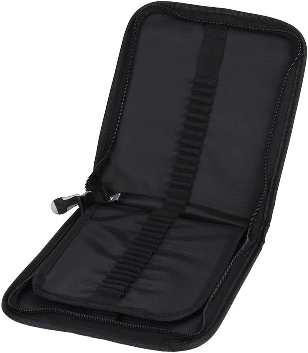 Canvas Markeertas met Grote Capaciteit voor School en Thuis - 72 Vouwtassen - Zwart - 18x25 cm