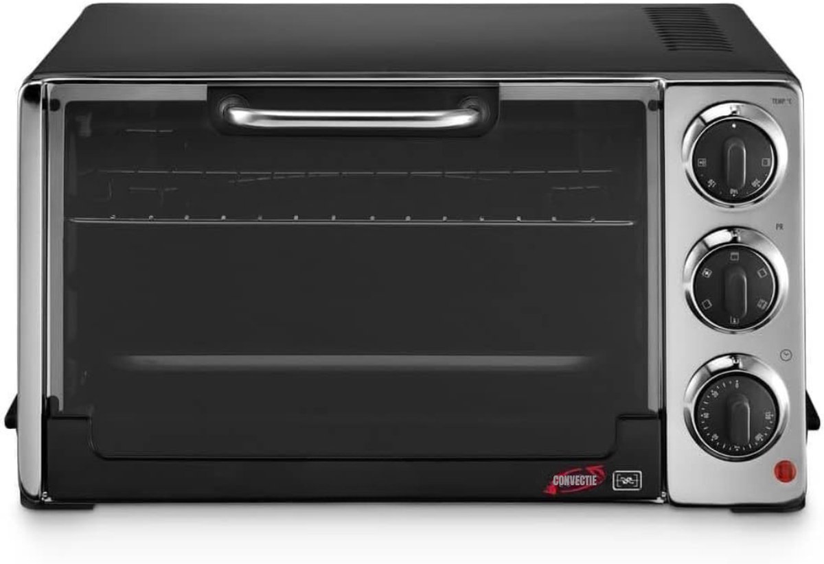 Core® Heteluchtoven - Oven - Airfryer Oven - Zwart - 49cm x 39cm x 27cm