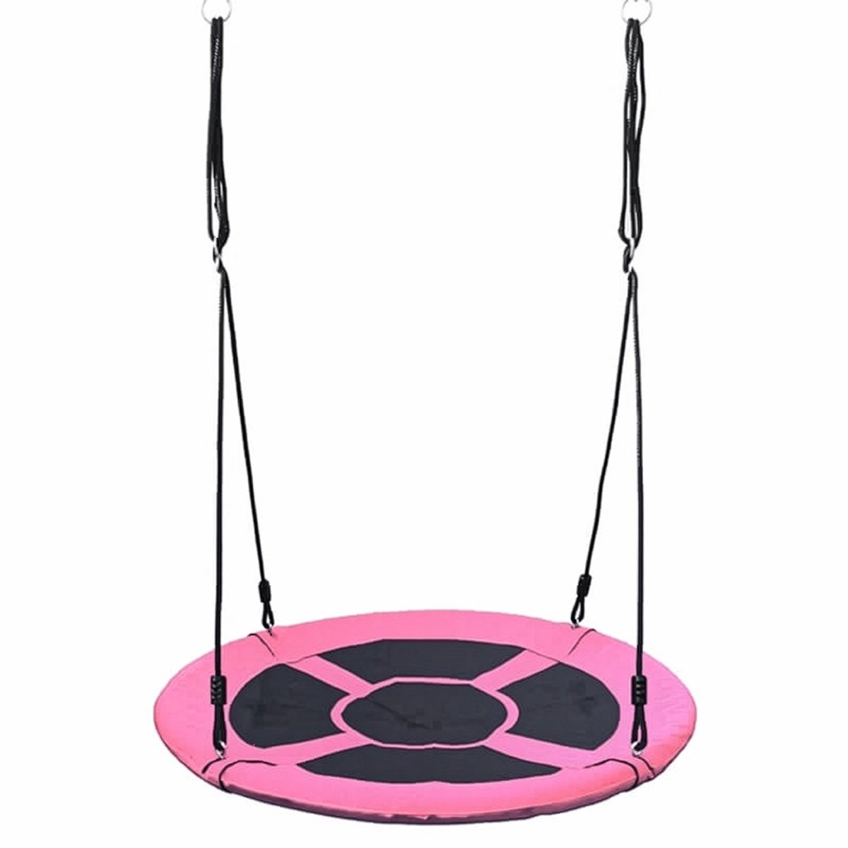 Baby Mix - Schommel - Nestschommel 100 cm roze polyester - kinderschommel - buiten schommel - hangschommel - speeltoestel - tuin schommel