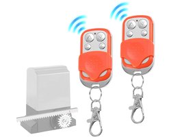 2X Universele Handzender Afstandsbediening - Garagedeur & Elektronische Poortopener- Poortopener - Garagedeuropeners - Garagepoort Opener - Elektronische Poortopener