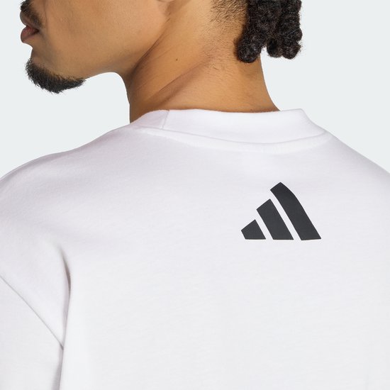Adidas Performance Audi Revolut F1 Team Nico Hulkenberg Graphic T-Shirt - Heren - Wit van Merkloos — afbeelding 2