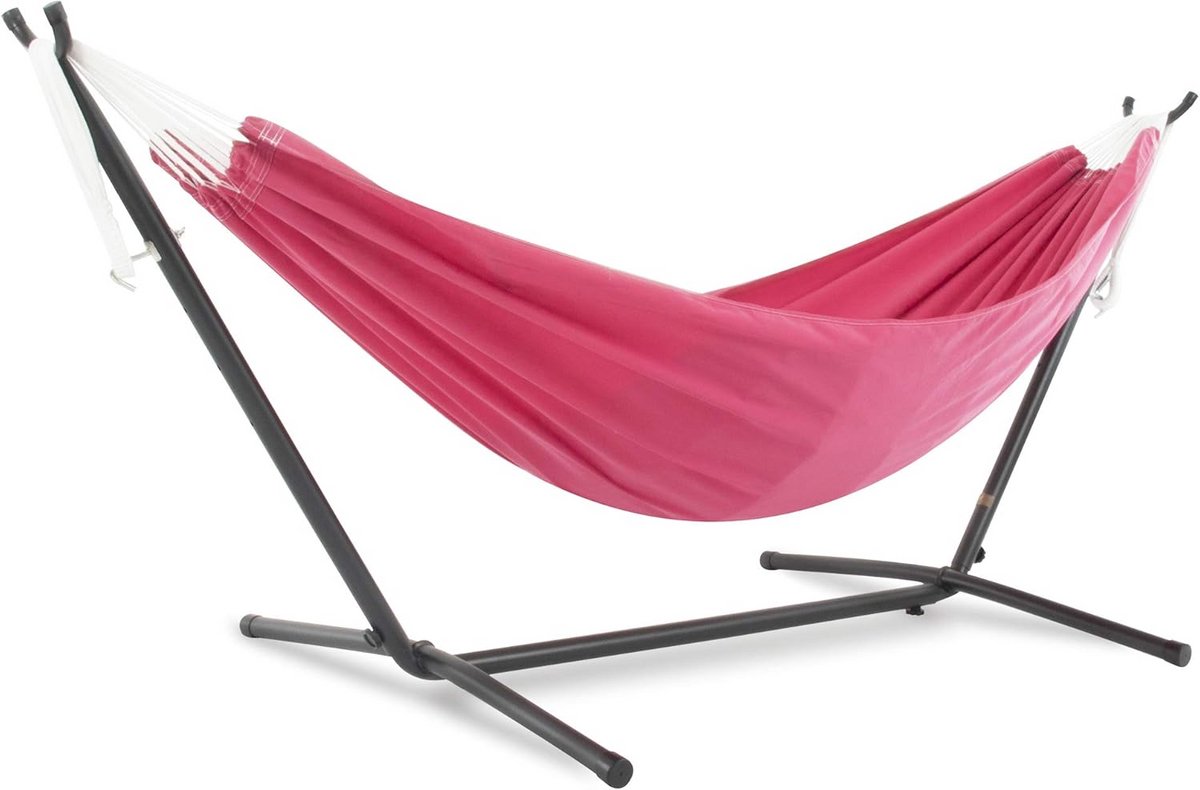 Goede Tweepersoons Hangmat met Stevige Standaard - Polyester