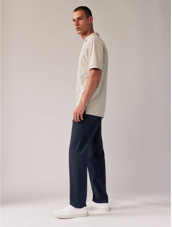 Next - Heren - Straight fit - Stretch chino's verpakking van 2 - Blauw