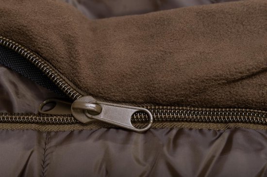 Slaapzak 4 Seizoenen - Mummy Slaapzak - Vissen Kamperen - Fleece Voering - 220x90cm - Groen van Merkloos — afbeelding 5