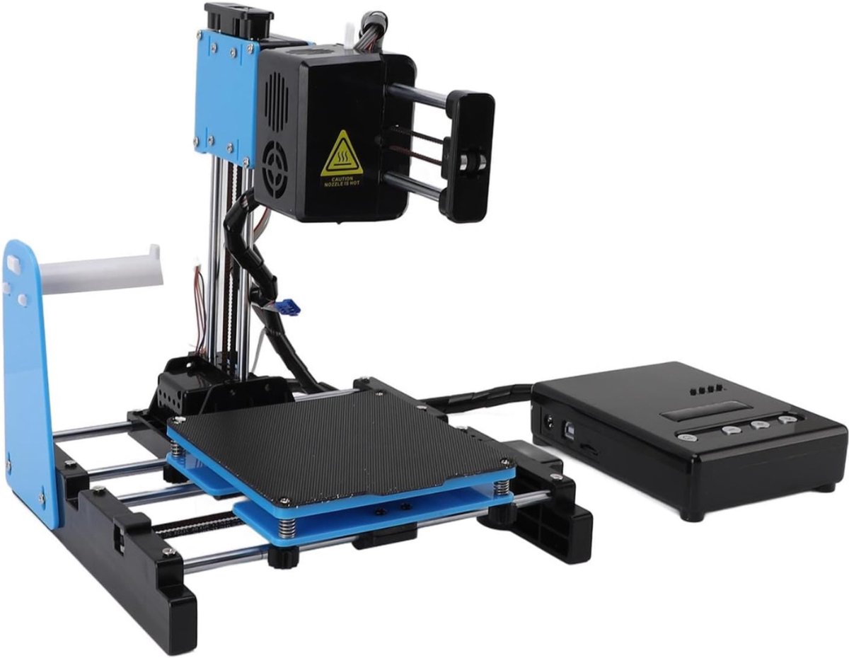 FlexVer® 3D Printer Voor Beginners - Mini- Printset - Kinderen - Zwart
