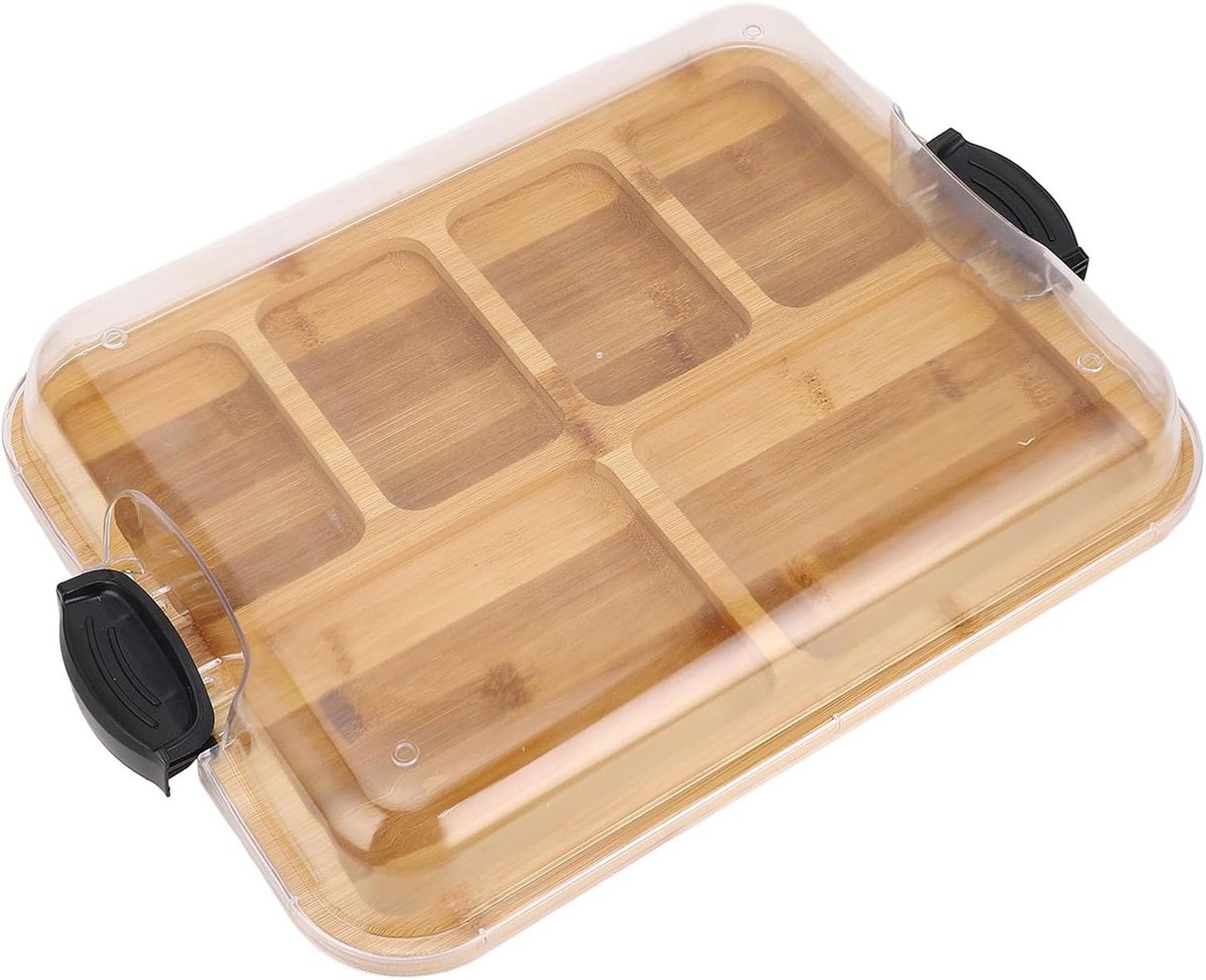 Charcuterieplank - Kaasplank Snijplank - Feesten Bruiloften - Met Deksel - 40x31x8 CM